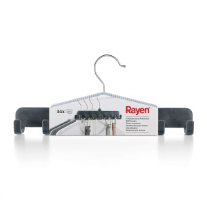 Suport curele Rayen Capacitate 14 curele Culoare gri inchis Dimensiuni 31.5x1.4x4.5 cm