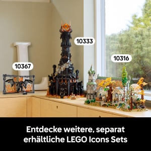 Suport de carti LEGO Der Herr der Ringe Balrog - 1201 piese, cu figurina Gandalf - Img 8