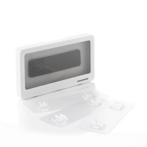 Suport de perete pentru smartphone InnovaGoods Cashower, impermeabil, alb sau gri - Img 2