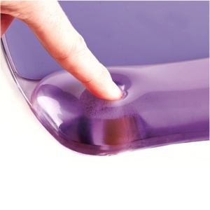 Suport ergonomic Fellowes Crystals Gel cu mousepad violet - Img 6