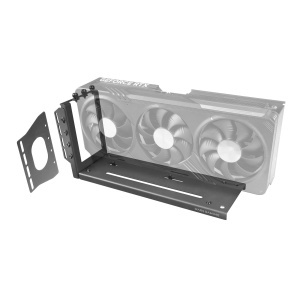Suport GPU Vertical Mars Gaming MCA-GCV, Compatibil cu 3 Sloturi, Negru