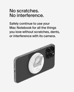 Suport iPhone Belkin cu MagSafe pentru Mac Notebook-uri, Alb - Img 6