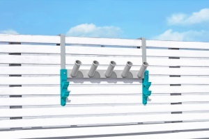 Suport pentru accesorii piscina Bestway StorePro 57x182x42 cm otel si ABS - Img 5