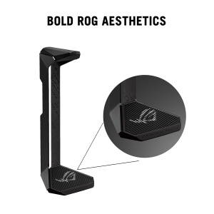 Suport pentru casti ASUS ROG Throne II Core, aluminiu, design negru si argintiu - Img 4