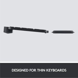 Suport pentru incheietura Logitech MX Palm Rest, din piele ecologica, cu memorie, pentru confort sporit - Img 4