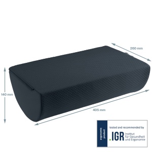 Suport pentru picioare Leitz Ergo Cosy, ajustabil, gri, IGR-certificat - Img 5