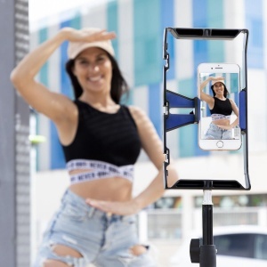 Suport pentru Smartphone InnovaGoods STAFECT, cu Stabilizator Manual, Negru - Img 3
