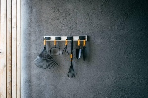 Suport pentru unelte Fiskars OneClick, 5 huse mobile, metal, negrusilver - Img 2
