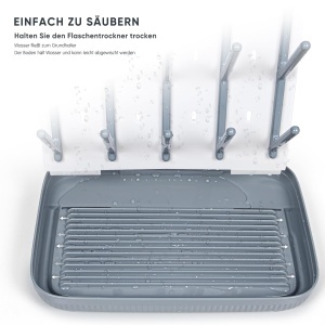 Suport pentru Uscat Sticle Baby - Termichy, Capacitate 15 Sticle, Materiale BPA-Free - Img 3