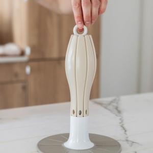 Suport pentru Uscat Sticle BEABA Flower, Capacitate 8 Sticle, Compact, Culoare Argile - Img 7