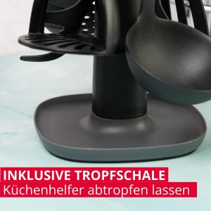Suport pentru ustensile de bucatarie Westmark, 6 brate, BPA-free, 148 x 148 x 395 mm - Img 4
