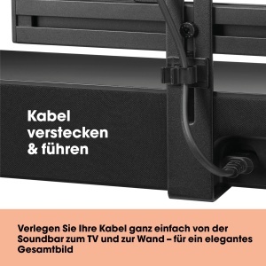 Suport premium soundbar Vogels, compatibil Sonos Arc, Beam, Playbar, 6.5 kg, anti-vibratii - Img 7