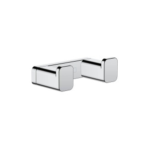 Suport prosoape dublu hansgrohe AddStoris, crom, design modern, montare simpla