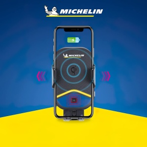 Suport Smartphone MICHELIN cu incarcare wireless, 15W, 360 rotatie - Img 3