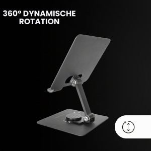 Suport Tableta Mars Gaming MA-RST, 2in1, Rotire 360, Negru - Img 3