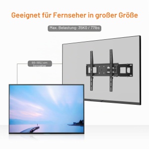 Suport TV GRIFEMA, 26-65 inch, rotativ, capacitate 35 kg - Img 4