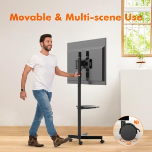Suport TV mobil GRIFEMA GB3001 pentru televizoare de pana la 65 inch, 40 kg - Img 3