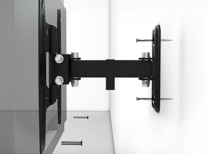 Suport TV One For All WM4661, Negru, Schwenkbar 120, Neigbar, Max 60 kg - Img 3
