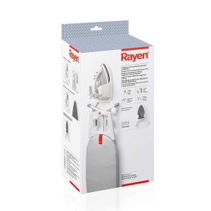 Suport universal Rayen pentru masa de calcat si fier de calcat material termoizolant alb 43x313x15 cm