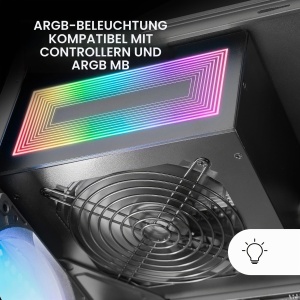 Sursa de alimentare ATX Mars Gaming MPB750S, 750W, ARGB, 80Plus Bronze - Img 5