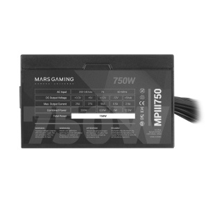 Sursa de alimentare Mars Gaming MPIII750, 750W, 80 Plus Bronze, Negru - Img 4