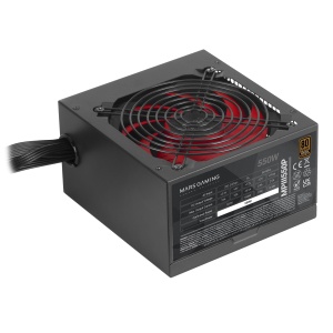 Surse de alimentare ATX Mars Gaming MPIII550P, 550W, 80 Plus Bronze, Negru - Img 2