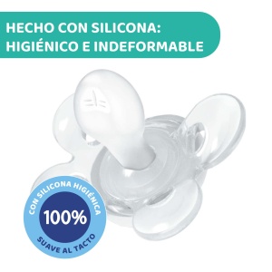 Suzeta Chicco PhysioForma Comfort 0-6 luni, Suzeta pentru bebelusi cu tetina din silicon, sustine respiratia fiziologica si dezvoltarea corecta a gurii, albastru in diferite culori, 2 bucati - Img 5