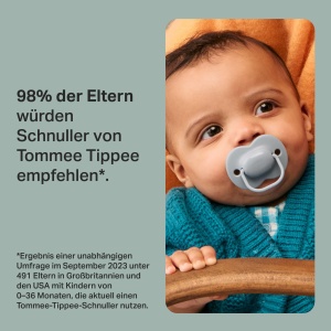 Suzete Tommee Tippee Anytime 0-6 luni Set 6 bucati Design simetric BPA-free - Img 3