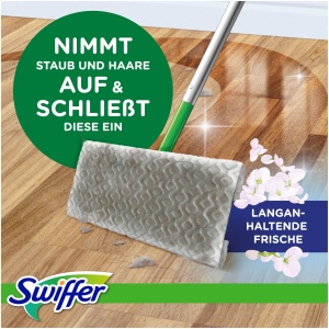 Swiffer Set Rezerve 120 Tampoane Uscate si 3 Umede Captare Avansata a Prafului si Murdariei - Img 2