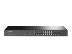 Switch de retea TP-Link TL-SF1024, 24 porturi 10100Mbps, metalic, plug and play