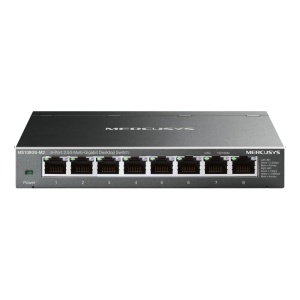 Switch Ethernet Mercusys MS108GS-M2, 8-Porturi 2,5-Gigabit, Metal, Plug Play