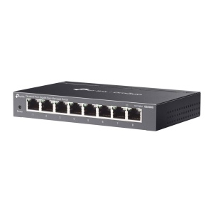 Switch Ethernet TP-Link Omada ES208G, 8 porturi Gigabit, Plug Play, design compact - Img 3