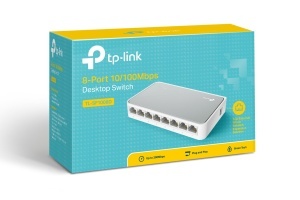 Switch Ethernet TP-Link TL-SF1008D, 8 porturi, 10100 Mbits, design desktop - Img 5