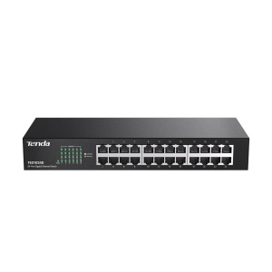 Switch Gigabit Tenda TEG1024D, 24 Porturi, Plug-and-Play, Design Fara Ventilator