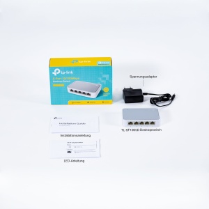 Switch TP-Link TL-SF1005D, 5 porturi RJ45, 10100Mbits, Plug-and-Play, Alb - Img 2