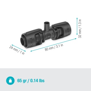 T-Model Gardena pentru Spruhdusen 13 mm, 5 buc, Conectare rapida - Img 4