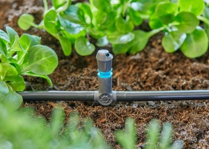 T-Scurgere Gardena Micro-Drip-System 4,6 mm, 5 bucati, fixare sprayers - Img 5
