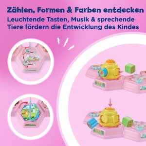Tabel de invatare interactiv VTech Entdeckertisch roz pentru copii 12 luni - Img 3