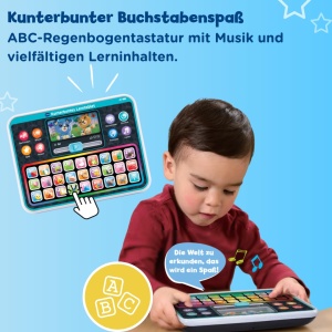 Tableta de invatare VTech Kunterbunt cu tastatura ABC, muzica si jocuri interactive - Img 2