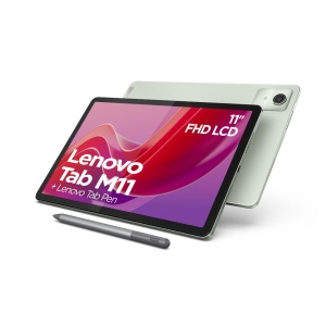 Tableta Lenovo Tab M11 | Ecran tactil WUXGA de 11'' | MediaTek Helio G88 | 4 GB RAM | 128 GB spatiu de stocare | Wi-Fi | Android 13 | verde | incl. Lenovo Tab Pen - Img 1