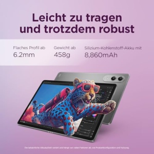 Tableta Lenovo Yoga Tab 2025 111 32K LTPS Snapdragon 8 Gen 3 Luna Gri - Img 11