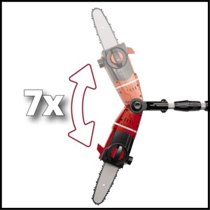 Taietor cu acumulator Einhell GE-LC 18 Li T-Solo Power X-Change (Li-ion, 18 V, lungime bara 20 cm, maner telescopic, bara si lant Oregon, fara baterie si incarcator) - Img 8