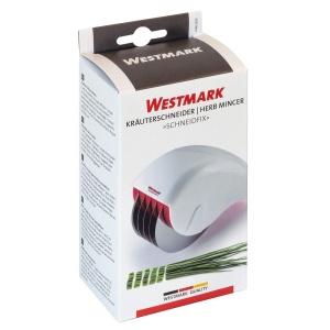 Taietor de ierburi/rola de taiere Westmark, cu 5 roti de taiere la sol, lungime: 15 cm, otel inoxidabil/plastic, alb/rosu, 10682260 - Img 8