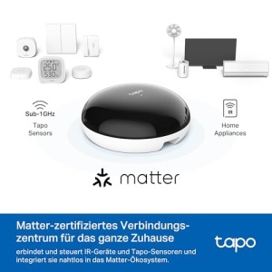 Tapo H110 Hub IoT si telecomanda IR compatibila Matter si control vocal - Img 10