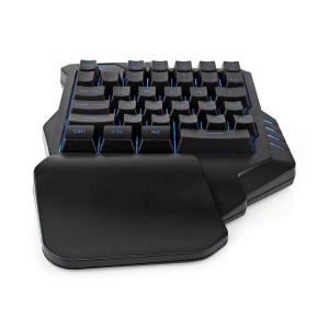 Tastatura Gaming Nedis GKBDS110BK - USB, RGB, Unihand