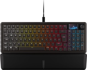 Tastatura mecanica Corsair Vanguard PRO 96, neagra, cu 8.000 Hz, LCD