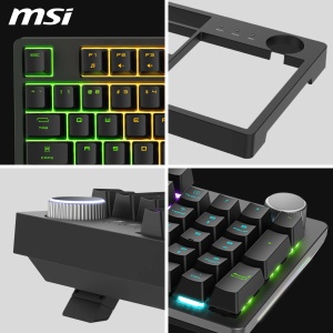 Tastatura mecanica MSI Forge GK320, QWERTZ, Switch-uri rosii, RGB - Img 6
