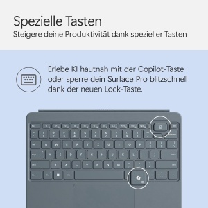 Tastatura Microsoft Surface Pro 12 cu Slim Pen, QWERTZ, Ozean - Img 8