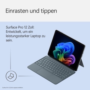 Tastatura Microsoft Surface Pro 12 - QWERTZ, iluminare, culoare Ozean - Img 9