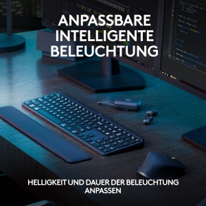 Tastatura wireless Logitech MX Keys S, iluminata, ergonomica, compatibila multi-device - Img 4